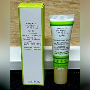 Mary Kay Satin Lips - Shea Sugar Scrub - White Tea & Citrus .3 oz